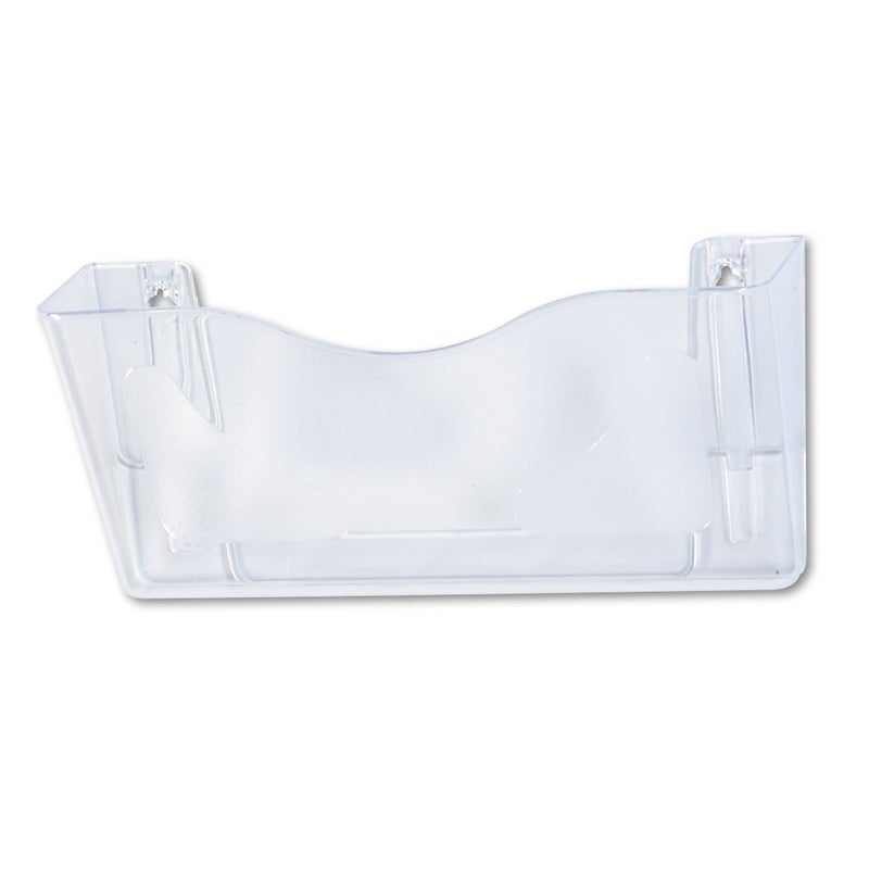 Deflecto 63101 Docupocket landscape orientation wall file pocket, 14-3/4wx4dx7h, clear - Image 1